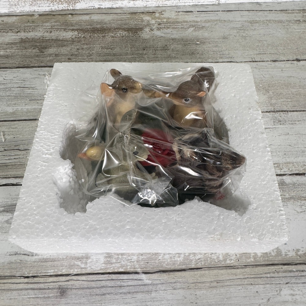 Fitz and Floyd Charming Tails Ring Around The Rosie Figurine 97/15 with Box - Picture 6 of 6